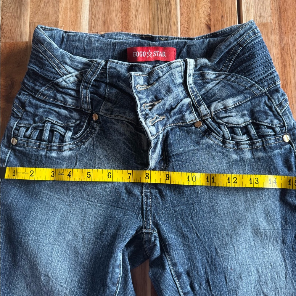 High Rise Blue Jeans GOGO STAR size 3